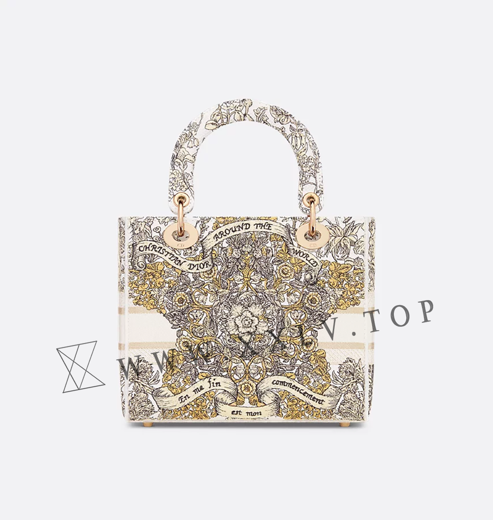 Medium Lady D-Lite Bag - Image 5