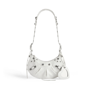 Women's Le Cagole Large  Shoulder Bag in White