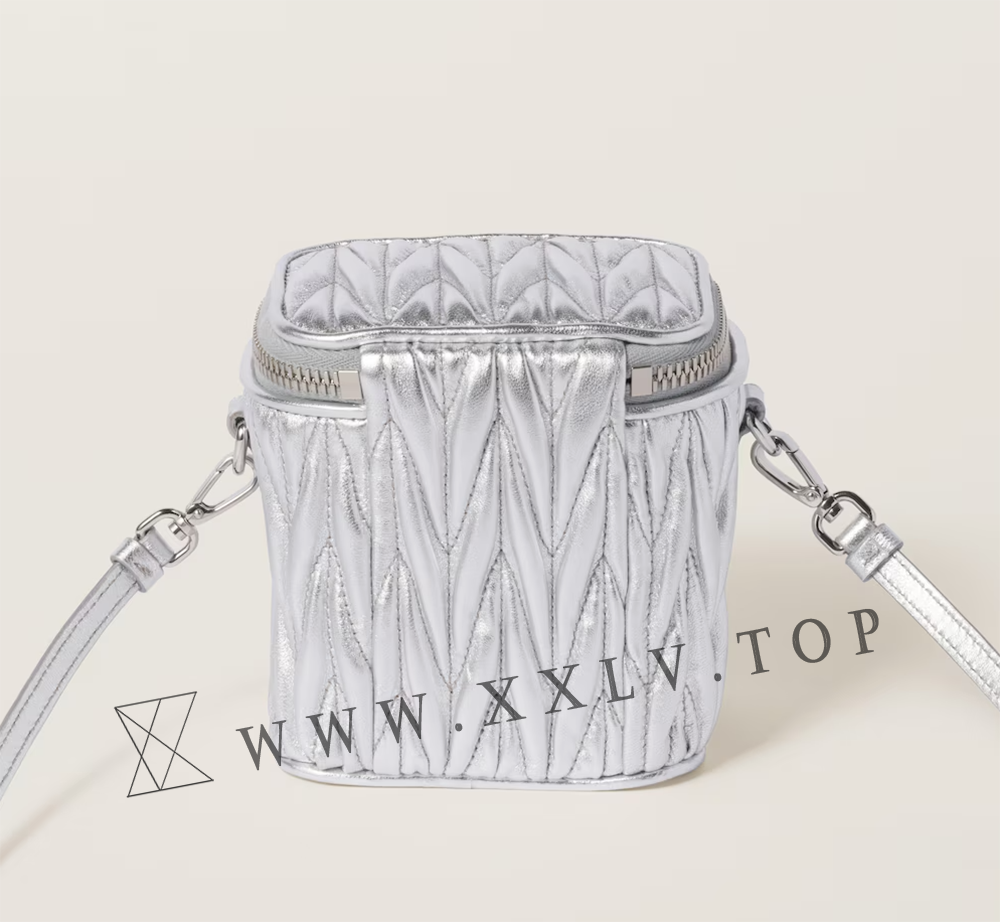 Matelassé nappa leather micro bag - Image 4