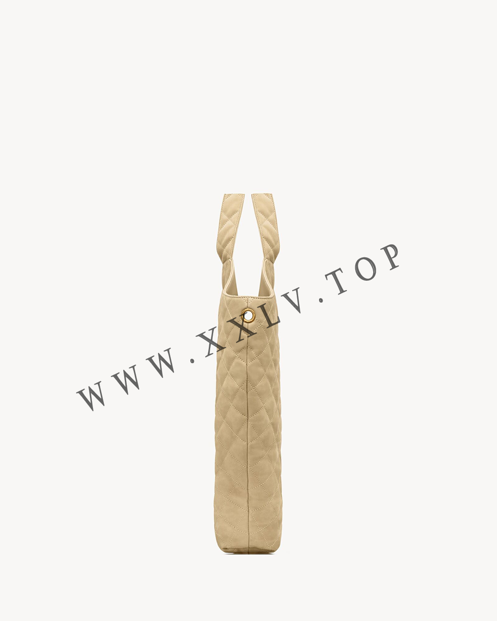 ICARE maxi shopping bag in quilted nubuck suede - Image 5