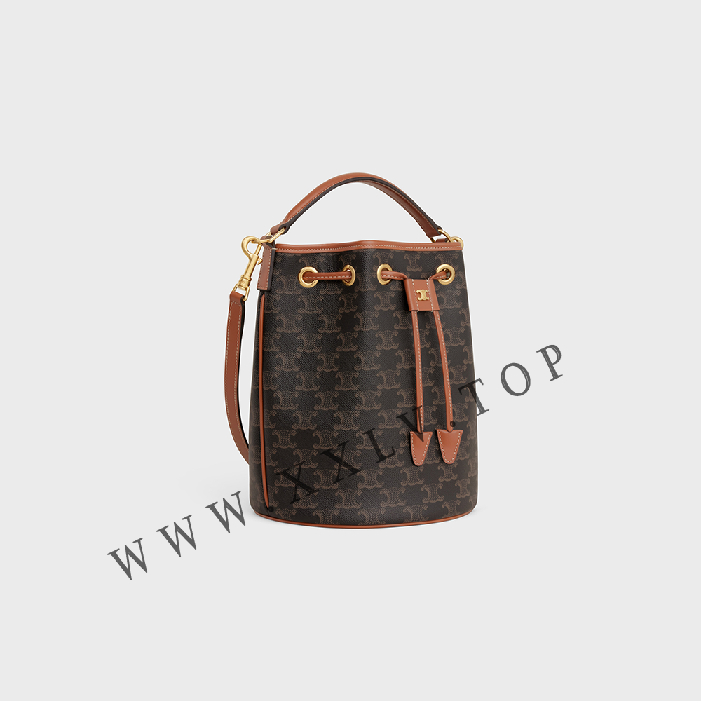 CLARA BAG in TRIOMPHE CANVAS & CALFSKIN - Image 4