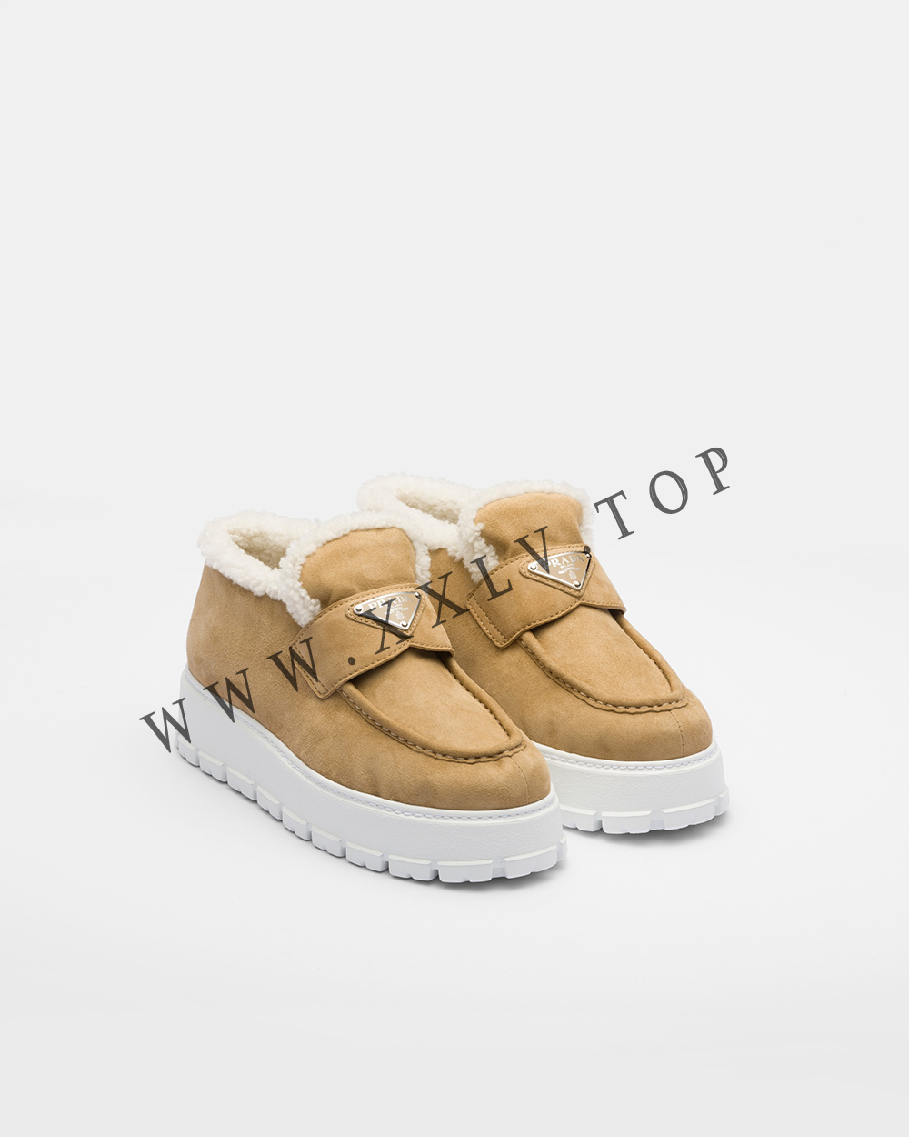 Suede loafer booties - Image 5