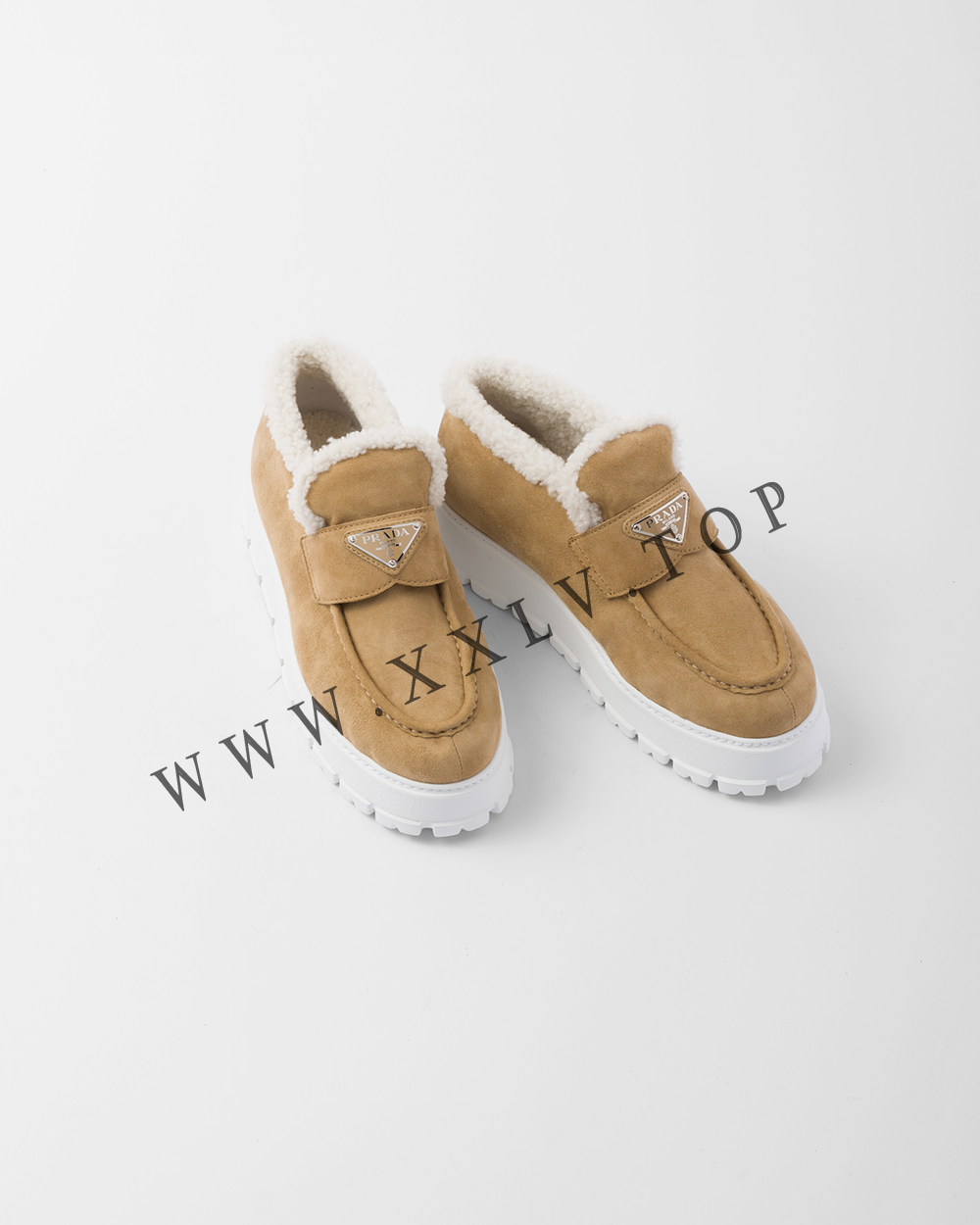 Suede loafer booties - Image 3