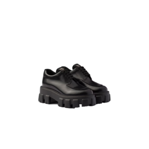 Monolith brushed leather lace-up shoes