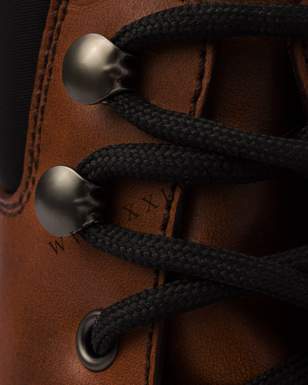 Leather and Re-Nylon booties - Image 2