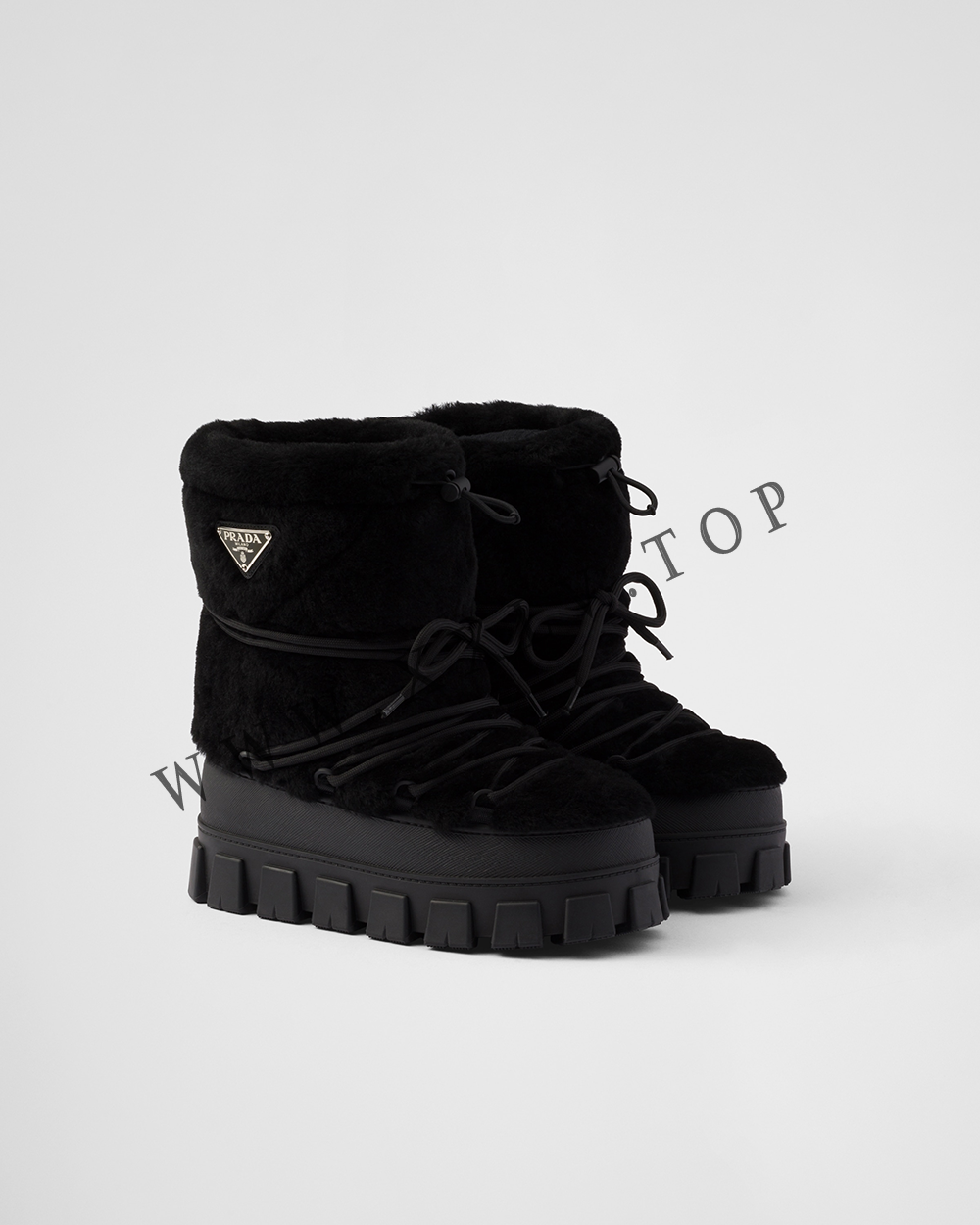 Shearling après ski booties - Image 4