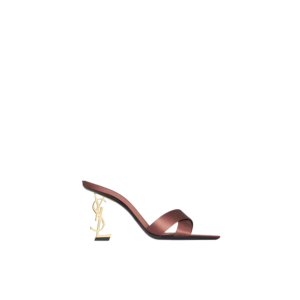 OPYUM mules in satin crepe