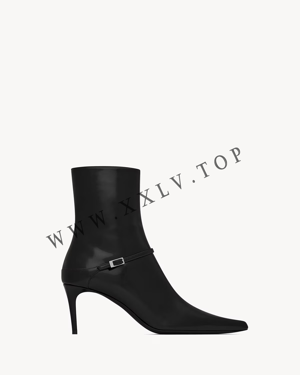 VENDOME booties in glazed leather - Image 5