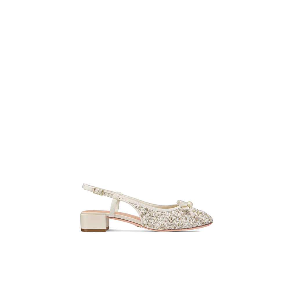 Dior Or Dior Ballet Slingback Pump