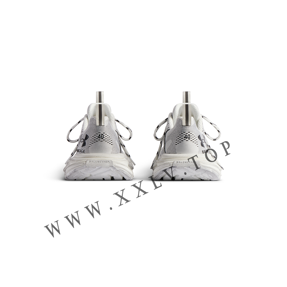 Women's Under ArmourĀ® 3xl Knit Sneaker in White/black - Image 4