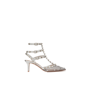 ROCKSTUD MESH PUMP WITH CRYSTALS AND STRAPS 65MM