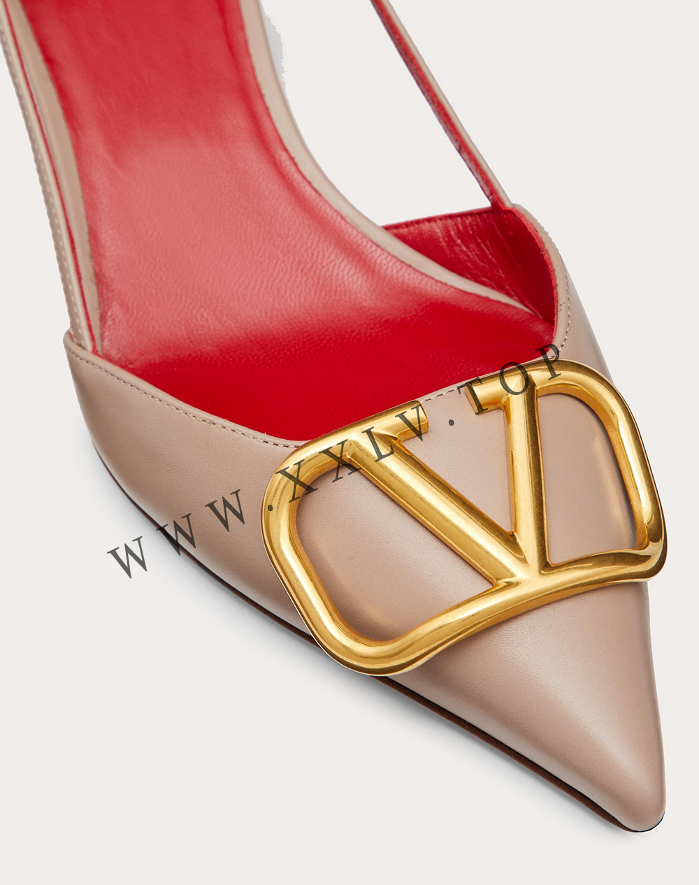 VLOGO SIGNATURE CALFSKIN SLINGBACK PUMP 40MM / 1.6 IN. - Image 4