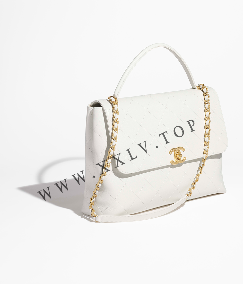 Maxi Flap Bag with Top Handle - Image 3