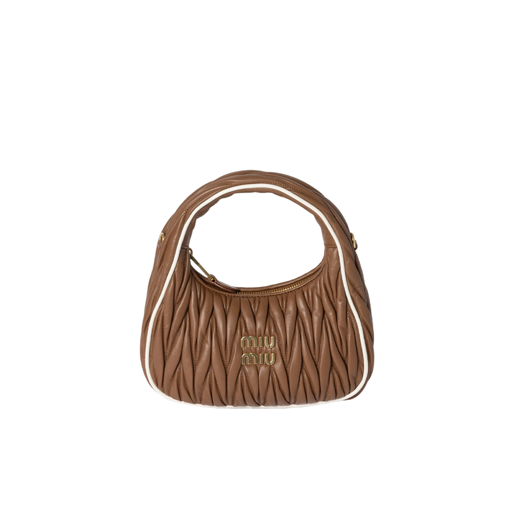 Wander matelassé nappa leather bag