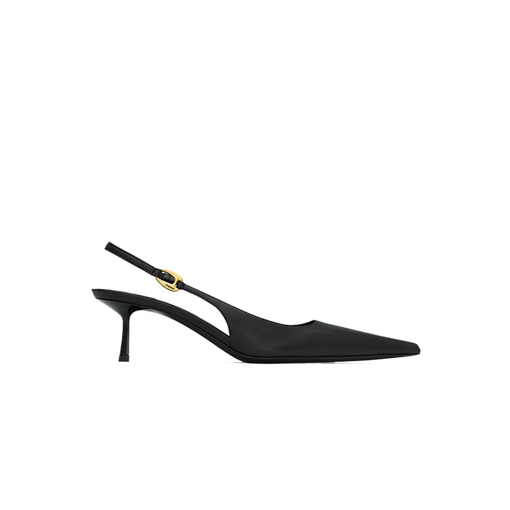 vendome slingback pumps in smooth leather