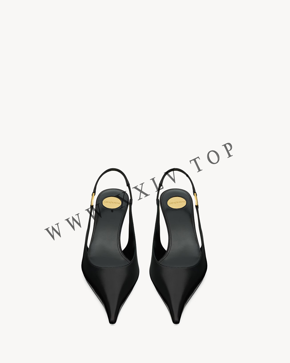 vendome slingback pumps in smooth leather - Image 2