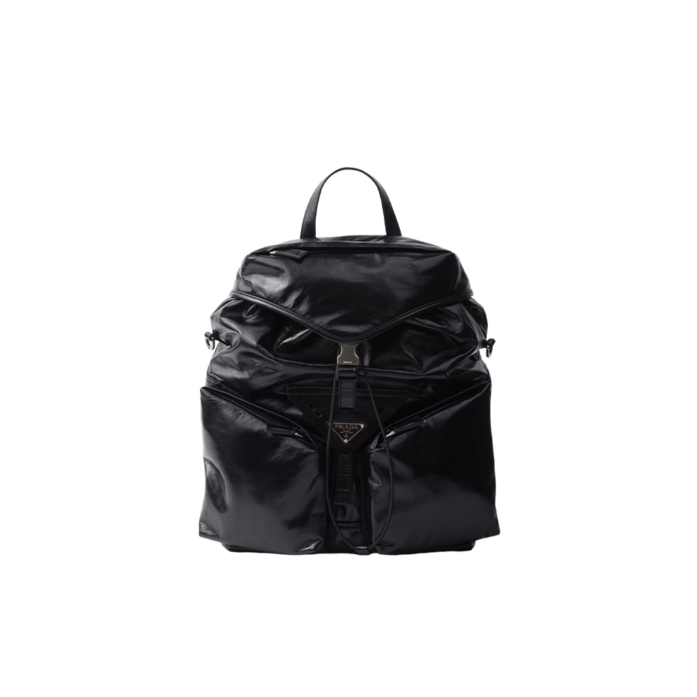 Leather backpack